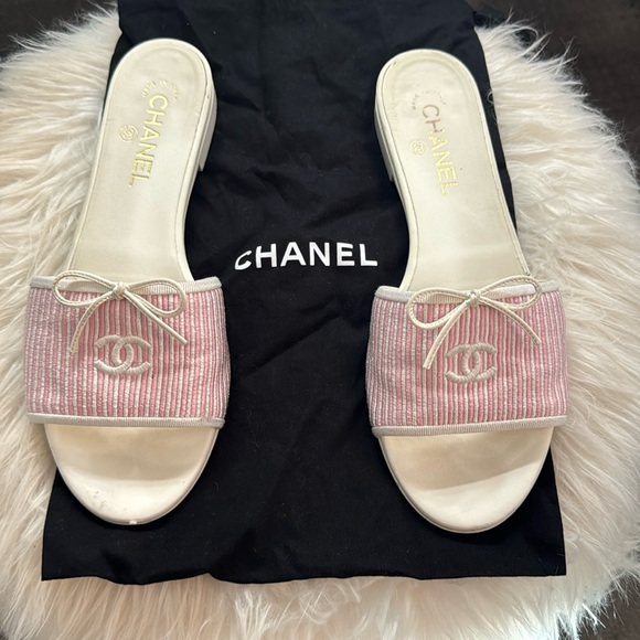 Chanel Slide Sandals - Picture 1 of 6